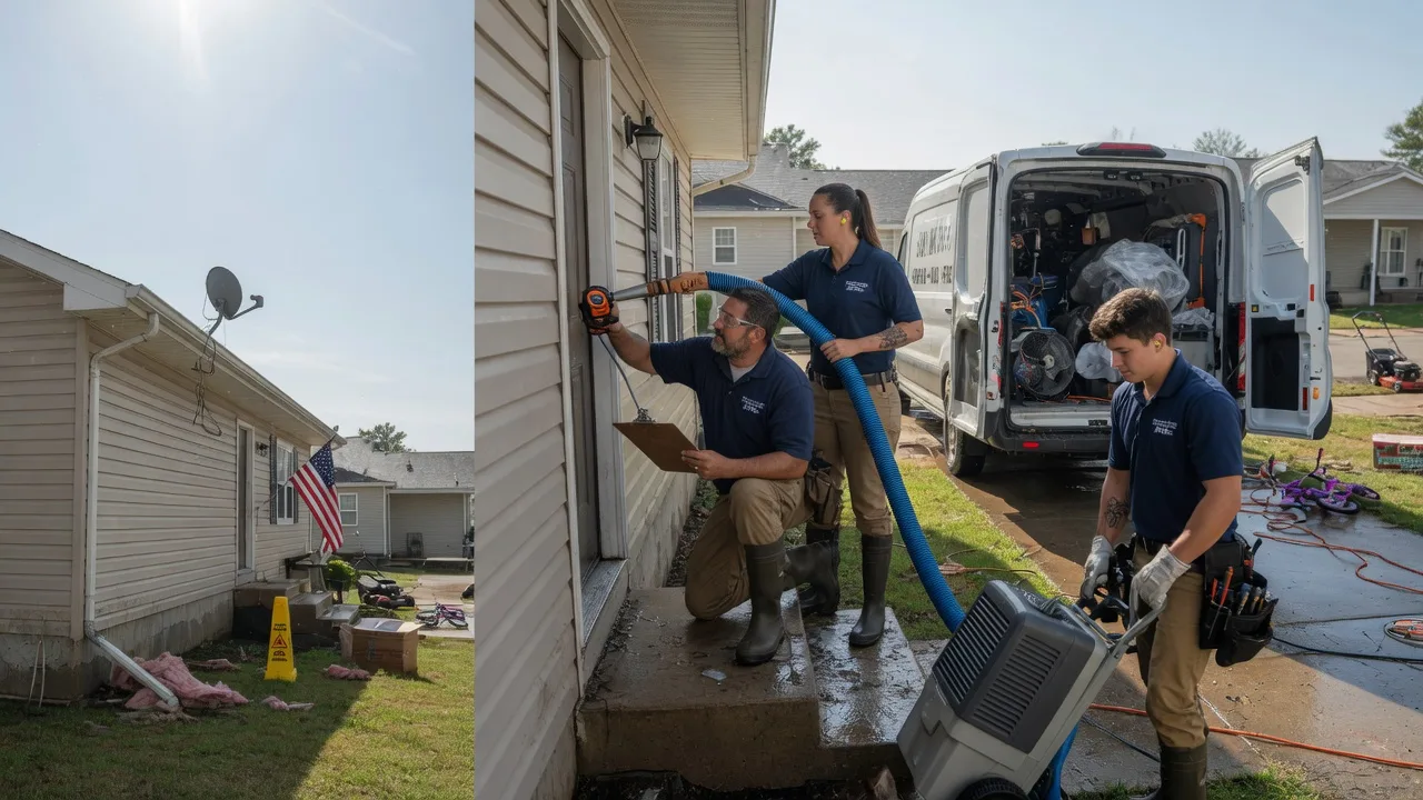 Ceiling Water Damage Restoration in Wauseon, OH near me